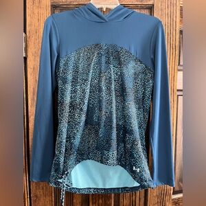 Under Armour ISO Chill Sun Hoodie - Blue/Black